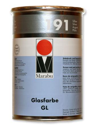 Краска Marabu Glasfarbe GL №3321 191 (серебро)