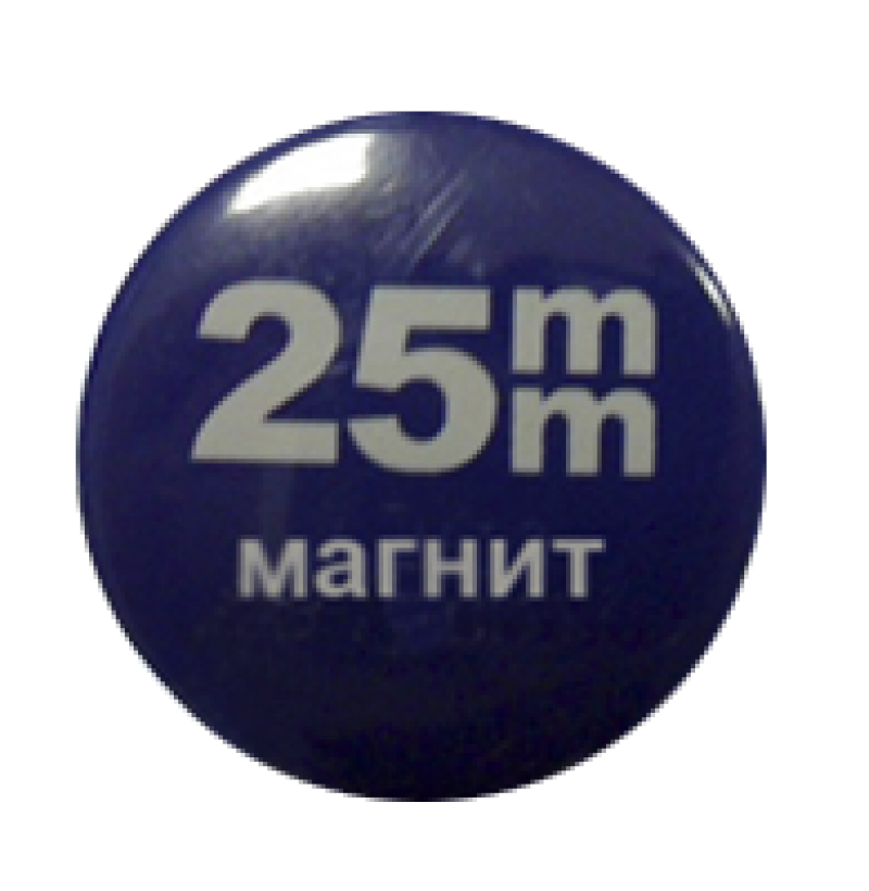 25 ММ - ЗАГОТОВКИ ЗНАЧКОВ ПЛАСТИК/БУЛАВКА(в упаковке 400 штук)